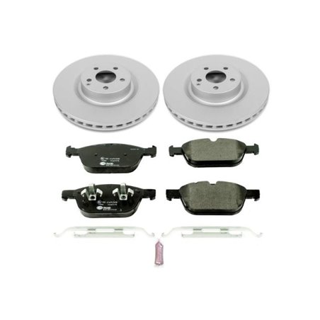 Power Stop 10-15 Volvo XC60 Front Euro-Stop Brake Kit