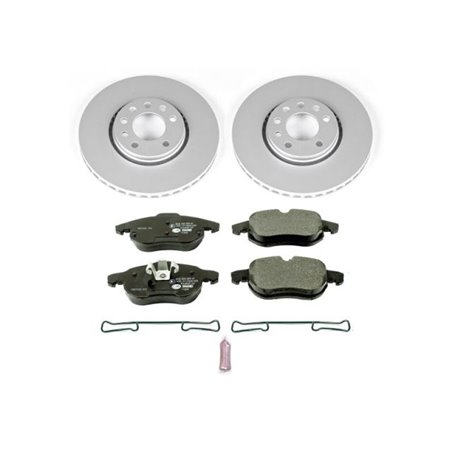 Power Stop 03-11 Saab 9-3 Front Euro-Stop Brake Kit