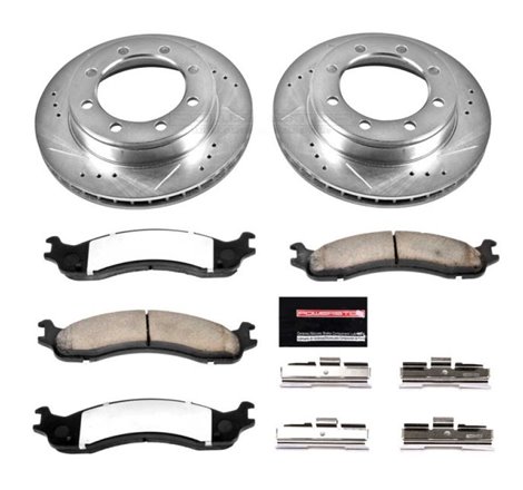 Power Stop 95-99 Ford F-250 Front Z36 Truck & Tow Brake Kit