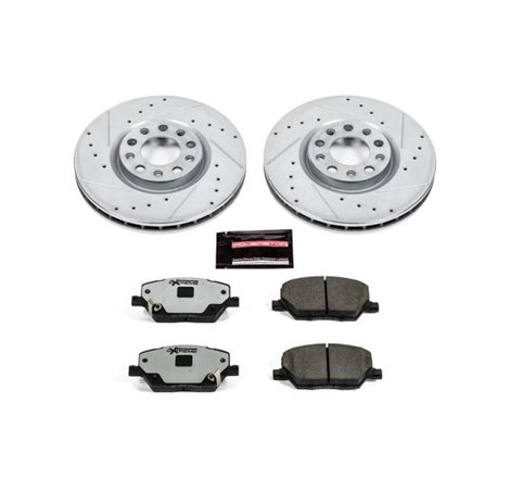 Power Stop 16-18 Fiat 500X Front Z36 Truck & Tow Brake Kit