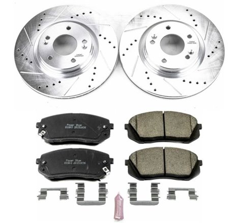 Power Stop 15-16 Hyundai Sonata Front Z23 Evolution Sport Brake Kit