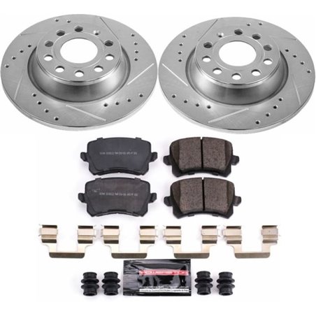 Power Stop 2015 Audi Q3 Rear Z23 Evolution Sport Brake Kit