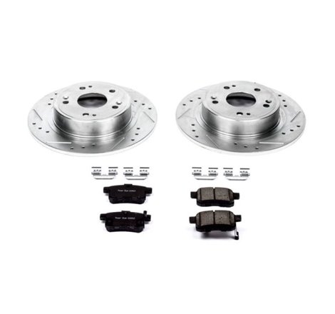 Power Stop 09-10 Acura TSX Rear Z23 Evolution Sport Brake Kit