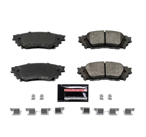 Power Stop 15-17 Lexus NX200t Rear Z23 Evolution Sport Brake Pads w/Hardware