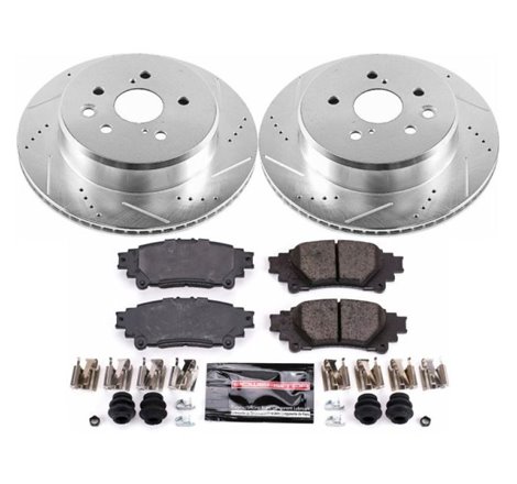 Power Stop 13-19 Lexus GS350 Rear Z23 Evolution Sport Brake Kit