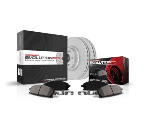 Power Stop 10-13 BMW 128i Rear Z23 Evolution Sport Coated Brake Kit