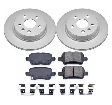 Power Stop 2016 Chevrolet Cruze Rear Z17 Evolution Geomet Coated Brake Kit