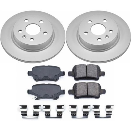 Power Stop 2016 Chevrolet Cruze Rear Z17 Evolution Geomet Coated Brake Kit