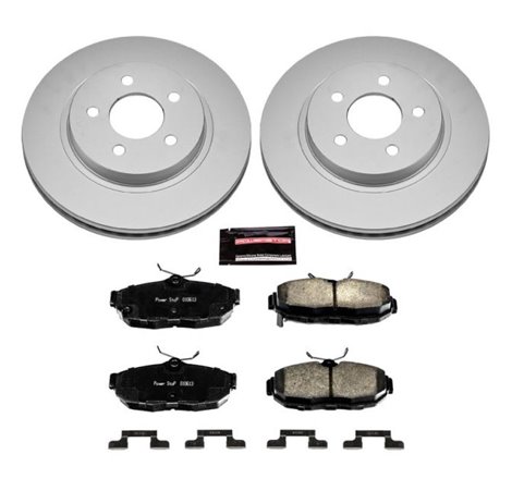 Power Stop 2012 Ford Mustang Rear Z17 Evolution Geomet Coated Brake Kit