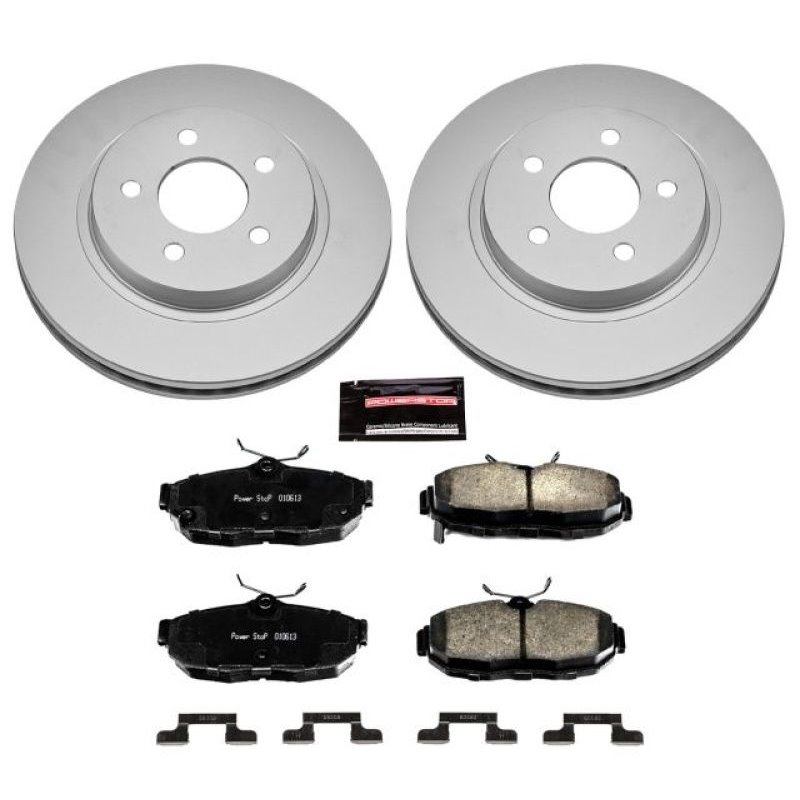 Power Stop 2012 Ford Mustang Rear Z17 Evolution Geomet Coated Brake Kit