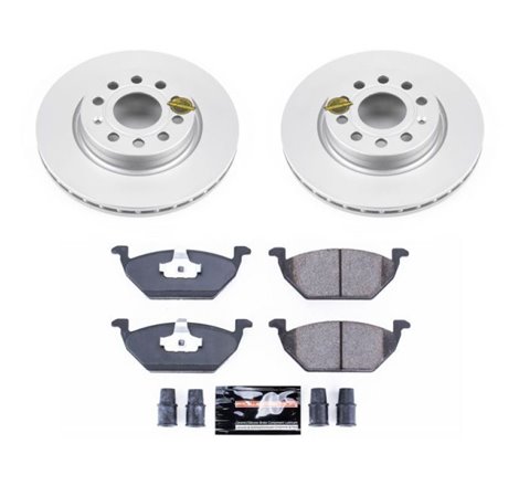 Power Stop 11-15 Volkswagen Jetta Front Z23 Evolution Sport Coated Brake Kit