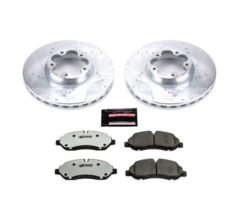 Power Stop 15-18 Ford Transit-350 HD Front Z36 Truck & Tow Brake Kit