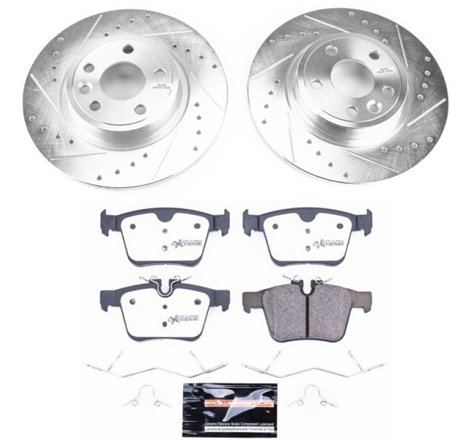 Power Stop 2018 Jaguar E-Pace Rear Z36 Truck & Tow Brake Kit