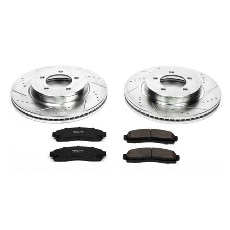 Power Stop 02-05 Ford Explorer Front Z23 Evolution Sport Brake Kit