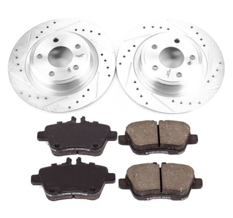 Power Stop 2017 Mercedes-Benz SLC300 Rear Z23 Evolution Sport Brake Kit