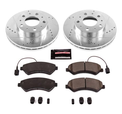 Power Stop 14-19 Ram ProMaster 1500 Front Z23 Evolution Sport Brake Kit