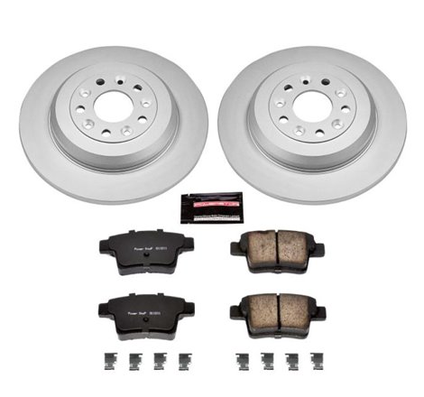 Power Stop 05-07 Ford Five Hundred Rear Z17 Evolution Geomet Coated Brake Kit