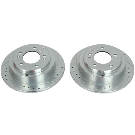 Power Stop 04-06 Kia Amanti Rear Evolution Drilled & Slotted Rotors - Pair