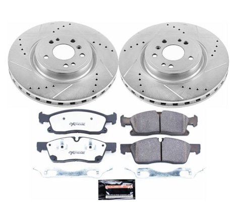 Power Stop 2016 Mercedes-Benz GLE300d Front Z36 Truck & Tow Brake Kit