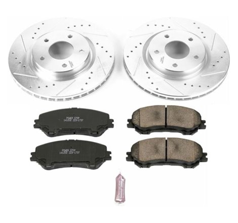 Power Stop 14-19 Nissan Rogue Front Z23 Evolution Sport Brake Kit