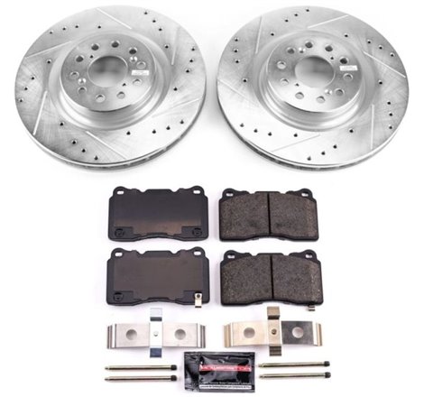 Power Stop 17-19 Honda Civic Front Z23 Evolution Sport Brake Kit