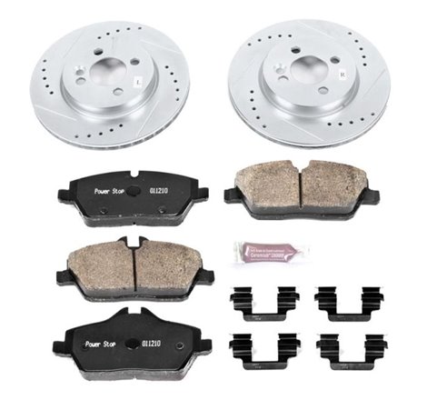 Power Stop 07-10 Mini Cooper Front Z23 Evolution Sport Brake Kit