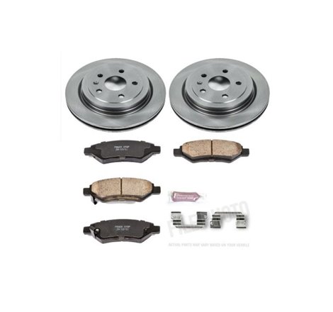 Power Stop 08-14 Cadillac CTS Rear Autospecialty Brake Kit