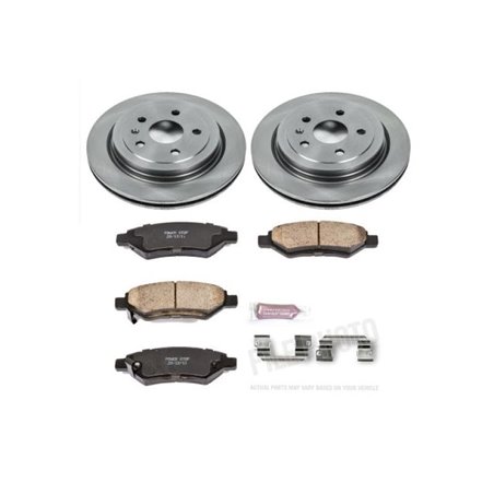 Power Stop 08-14 Cadillac CTS Rear Autospecialty Brake Kit