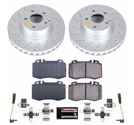 Power Stop 03-06 Mercedes-Benz SL500 Front Z23 Evolution Sport Coated Brake Kit