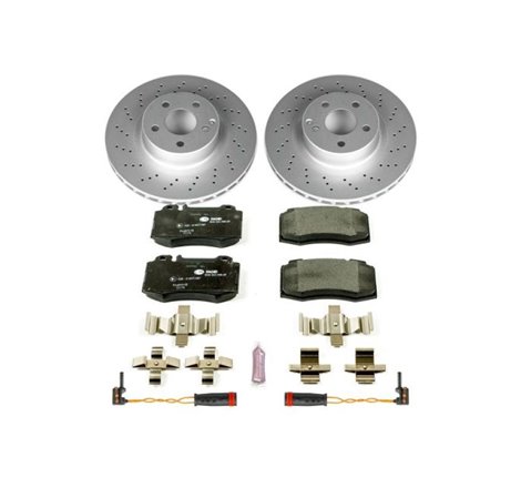 Power Stop 00-03 Mercedes-Benz CL500 Front Euro-Stop Brake Kit