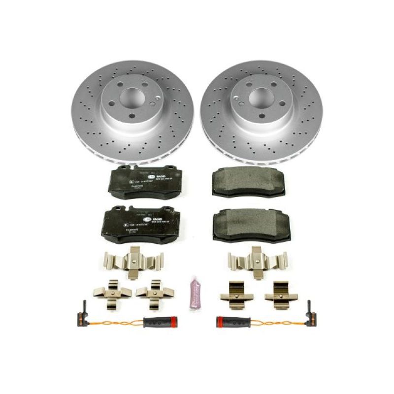 Power Stop 00-03 Mercedes-Benz CL500 Front Euro-Stop Brake Kit