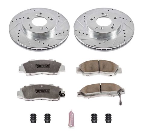 Power Stop 97-01 Acura Integra Front Z26 Street Warrior Brake Kit