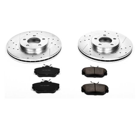 Power Stop 96-99 Ford Taurus Front Z23 Evolution Sport Brake Kit