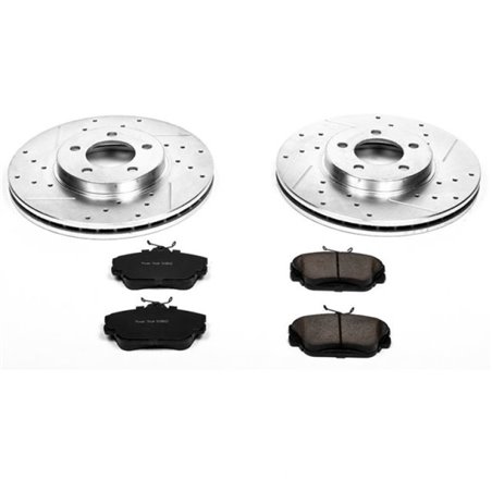 Power Stop 96-99 Ford Taurus Front Z23 Evolution Sport Brake Kit