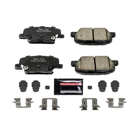 Power Stop 14-16 Mazda 3 Rear Z23 Evolution Sport Brake Pads w/Hardware