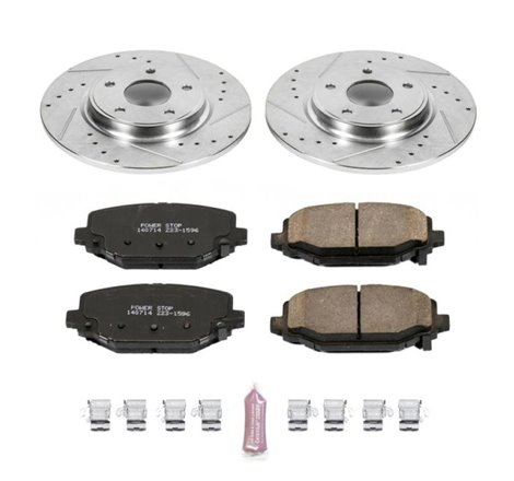 Power Stop 12-16 Chrysler Town & Country Rear Z23 Evolution Sport Brake Kit