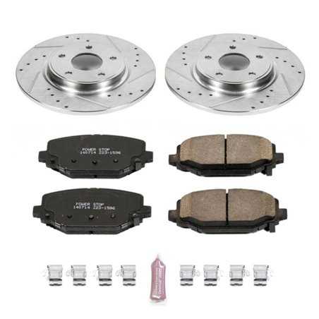 Power Stop 12-16 Chrysler Town & Country Rear Z23 Evolution Sport Brake Kit