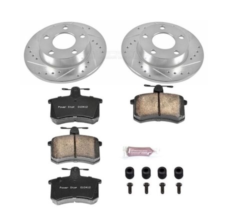 Power Stop 96-01 Audi A4 Quattro Rear Z23 Evolution Sport Brake Kit