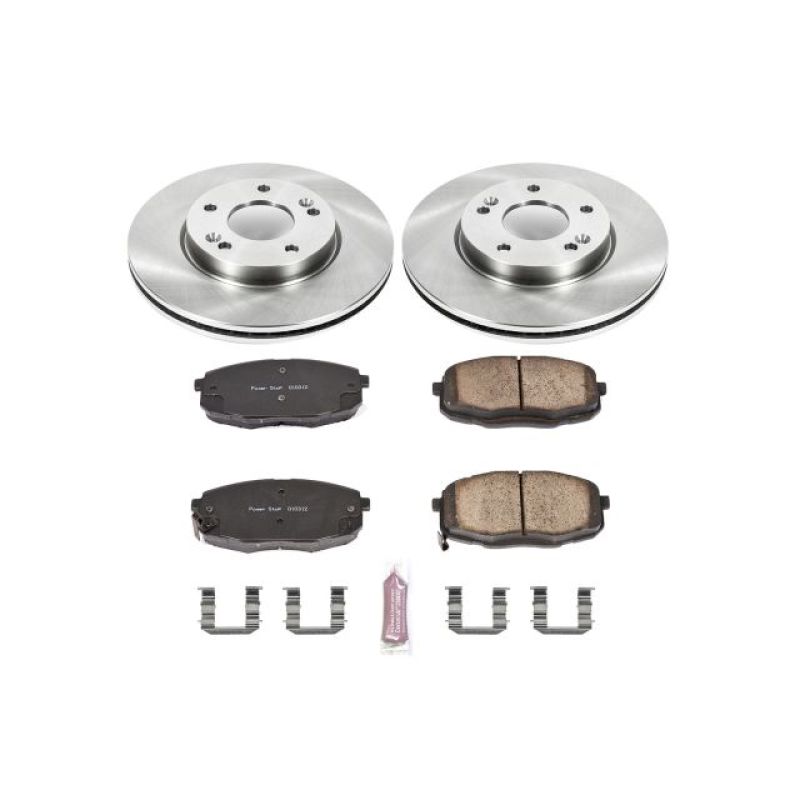 Power Stop 14-16 Kia Soul Front Autospecialty Brake Kit