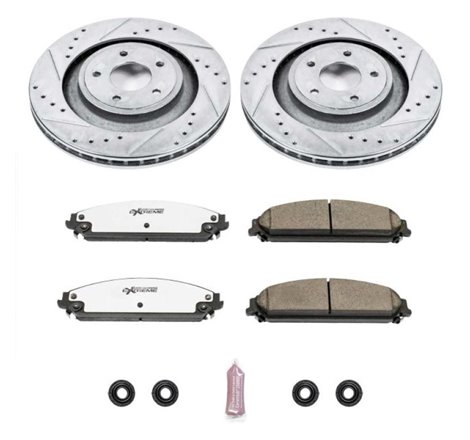 Power Stop 13-14 Chrysler 200 Front Z26 Street Warrior Brake Kit