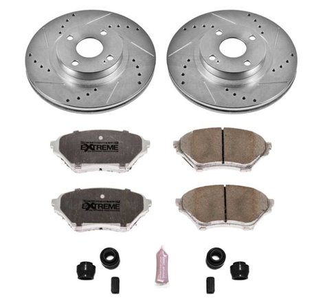 Power Stop 01-05 Mazda Miata Front Z26 Street Warrior Brake Kit