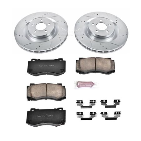 Power Stop 05-10 Chrysler 300 Front Z23 Evolution Sport Brake Kit