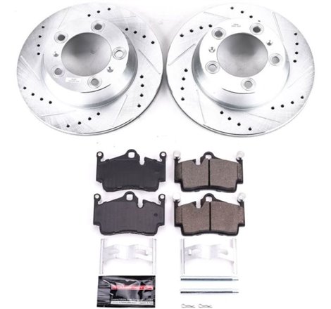 Power Stop 17-18 Porsche 718 Boxster Rear Z23 Evolution Sport Brake Kit