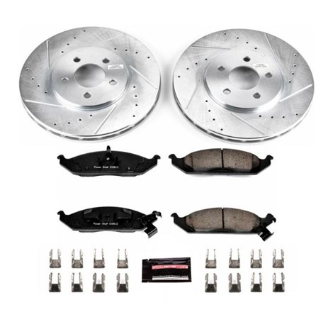 Power Stop 95-00 Chrysler Cirrus Front Z23 Evolution Sport Brake Kit