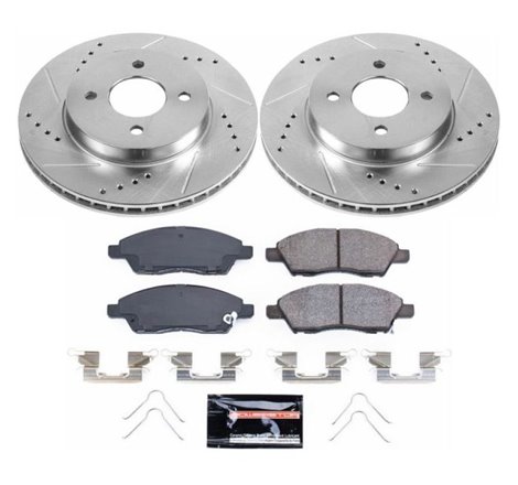 Power Stop 12-18 Nissan Versa Front Z23 Evolution Sport Brake Kit