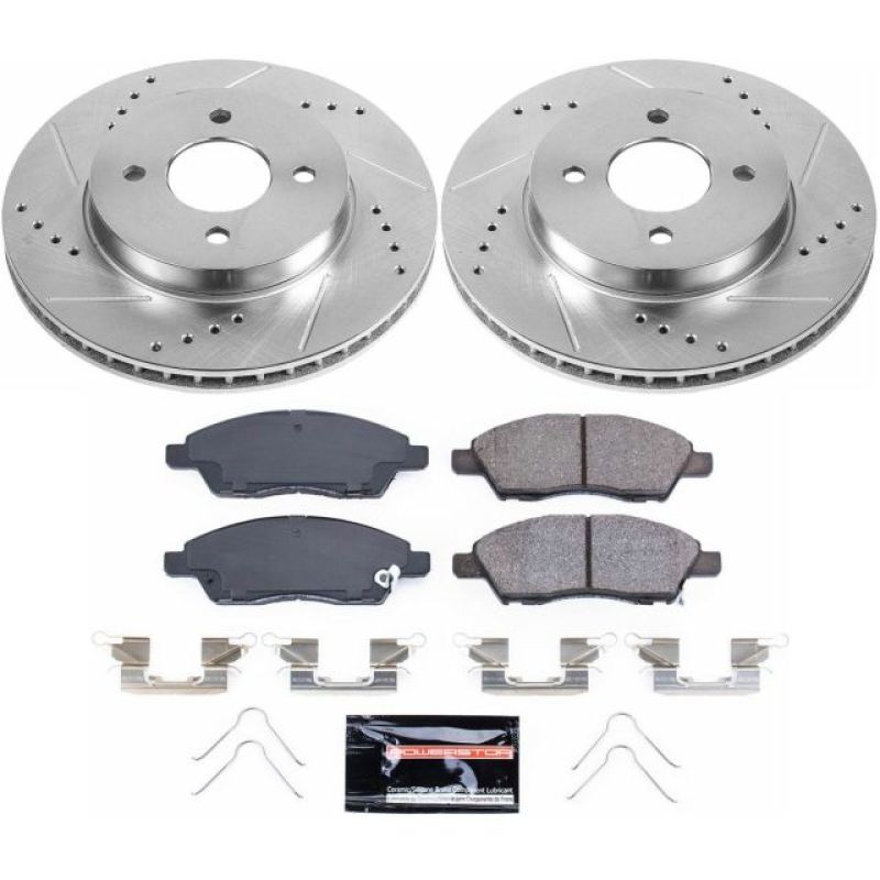 Power Stop 12-18 Nissan Versa Front Z23 Evolution Sport Brake Kit