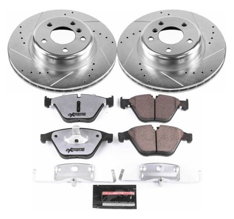 Power Stop 14-16 BMW 528i Front Z26 Street Warrior Brake Kit