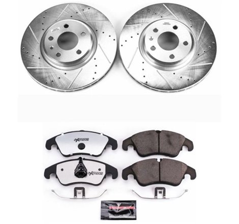 Power Stop 09-11 Audi A4 Front Z26 Street Warrior Brake Kit