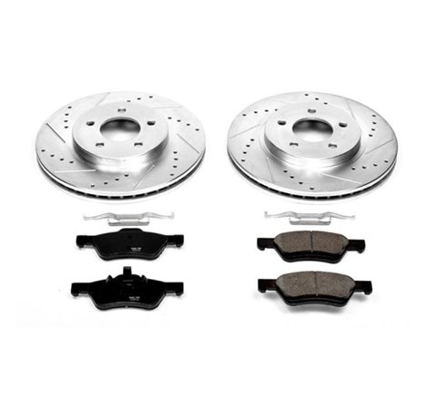 Power Stop 05-10 Ford Escape Front Z23 Evolution Sport Brake Kit