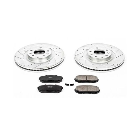 Power Stop 07-15 Mazda CX-9 Front Z23 Evolution Sport Brake Kit